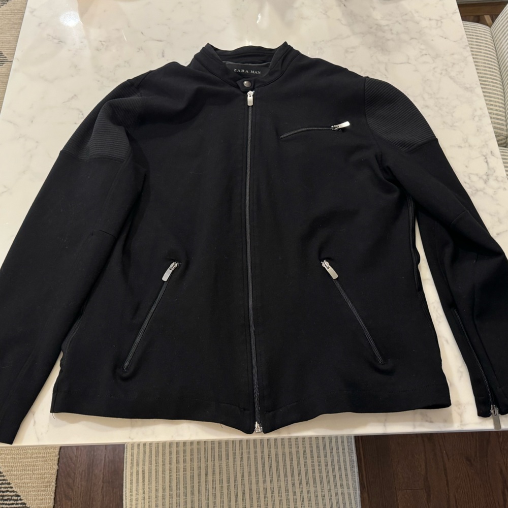 Zara Men’s Black Track Jacket
